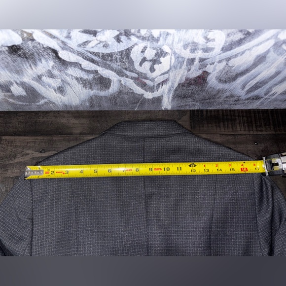 Boss Hugo Boss Jibena Women's Grey Wool Blazer/Pant Suit Size 12 Lined - Picture 11 of 16